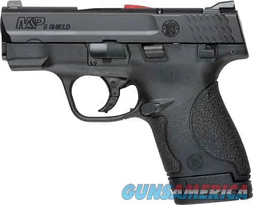 Smith & Wesson Smith & Wesson, M&P Shield, Striker Fired, Semi-automatic, Polymer Frame Pistol, Manual Thumb Safe