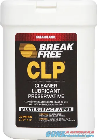 Break-Free CLP Weapon Wipes BFIWW-20