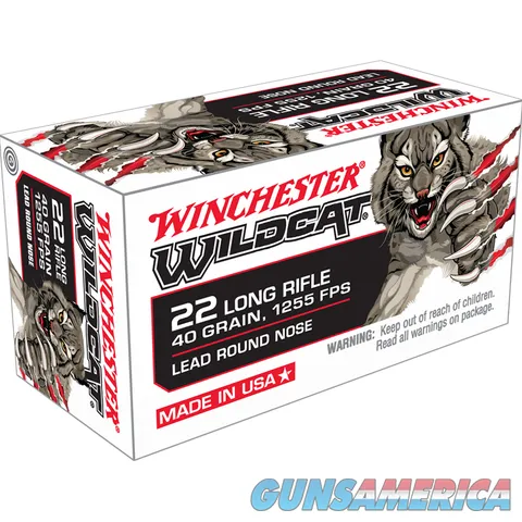 Winchester Repeating Arms Wildcat Lead Round Nose WW22LR