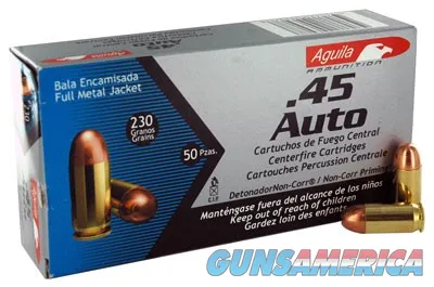 Aguila 45 ACP FMJ 1E452110