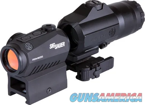 Sig Sauer SIG OPTICS ROMEO5/JULIET3X MAGNIFIER COMBO 2MOA BLACK