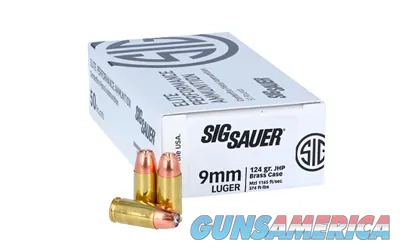 Sig Sauer Elite V-Crown E9MMJHP124-50