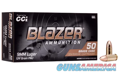 CCI CCI Blazer Brass 9mm 124GR