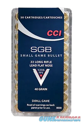 CCI Small Game Rimfire 0058