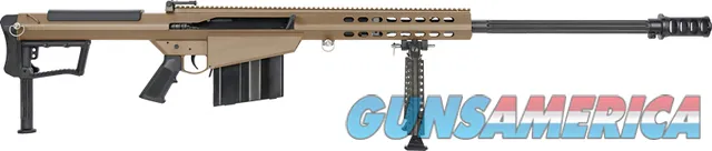 Barrett BARRETT M107A1 RIFLE .50BMG 29" FLUTED 1:15 10RD STEEL FDE