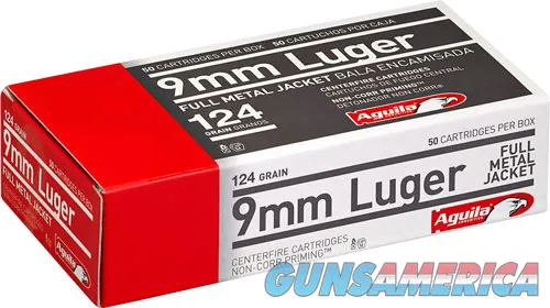 Aguila 9mm Luger FMJ 1E092110