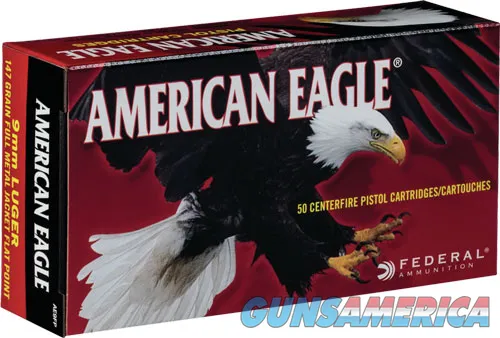 Federal American Eagle Centerfire Pistol AE9FP