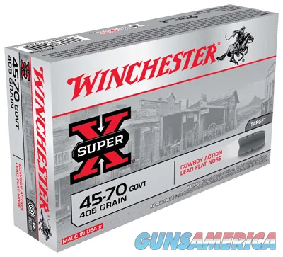 Winchester Repeating Arms Super-X Lead Flat Nose Cowboy Action X4570CB