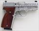 Kahr K40 .40 S&W, engraved, stainless, wood grips, seven magazines, exceptional, layaway