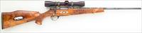 O'Brien Rifle Company .17 Magnum, Sako L461, gold, silver, ivory, engraved, carved, superb bore