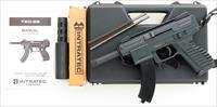 Intratec TEC-22 .22 LR, threaded 4-inch, barrel extension, case, sling, extra springs,