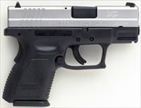 Springfield XD-9 Sub-Compact 9mm, stainless slide, 3-inch, two mags, accessories, NIB