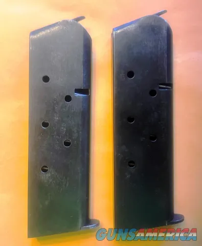 WW II  M1911A1 Scovill Magazines - wo Subcontract Mark for  Ithaca, Remington-Rand and Union Switch & Signal pistols