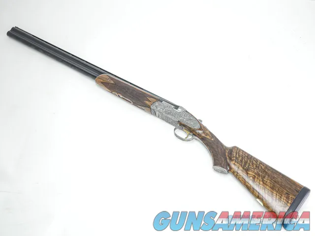 CSMC - A10, O/U Sidelock, Platinum Ornamental, 12ga. 28 Barrels with Screw-in Choke Tubes.  Img-11