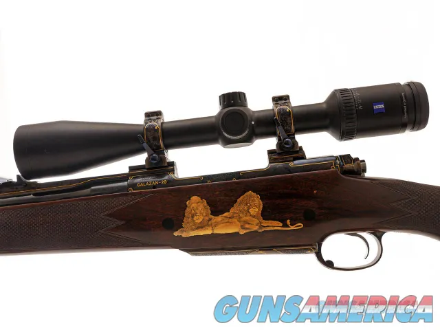 GALAZAN - Custom Bolt Action Rifle, 400 H&H Magnum. 24 Barrel. Img-2