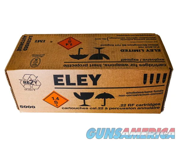 Eley HVS .22 Rimfire - Case 5000 Count Img-2