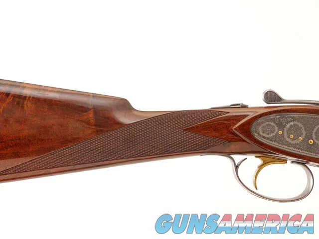 CSMC - A10, O/U Sidelock, Rose & Scroll, 28ga. 28 Barrels with Screw-in Choke Tubes. Img-7