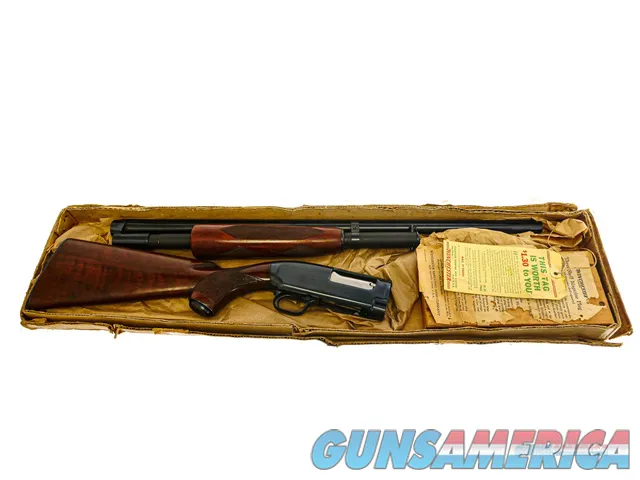 Winchester - Model 12, Deluxe, Pump Action, RARE 28ga. 26 Vent Rib Barrels Choked SKEET.  Img-5