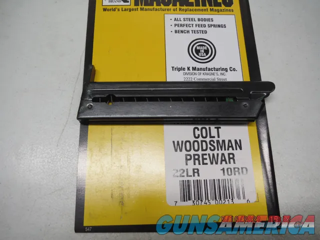COLT OLD WOODSMAN 22 LR 10RD MAGAZINE Woodsman Pre War 22 Magazine&nbsp;