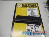 ERMA  EXCAM RX22 Magazine 22 LR 8RD with finger rest Magazine