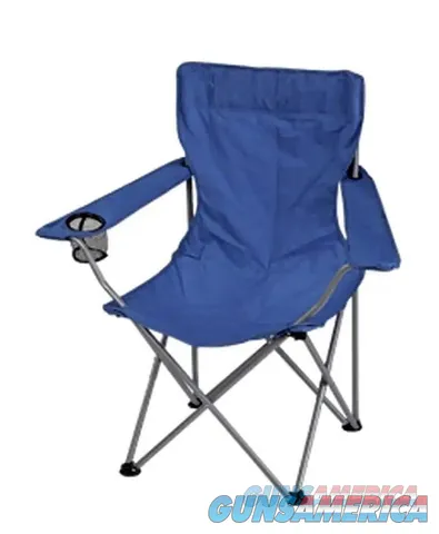 World Famous Sports High Back Folding Chair QAC-HB-BLUE