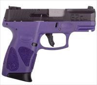 Taurus 1-G2C931-12DP PT111 G2C Semi Auto Pistol 9mm Luger 3.2" Barrel 12 Rounds 3 Dot Sights Black Slide/Polymer Frame Deep Purple Finish