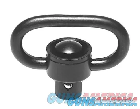 Troy Industries SMOUSSQ00BT00 SSQD Swivel 1 Inch Push Button Black Stainless Steel
