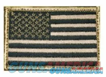 Blackhawk Patch, American Flag Tan/Black (Approx 2 x 3) USA