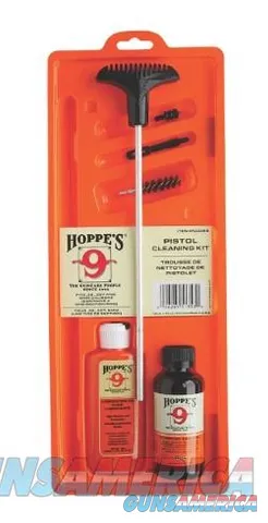 Hoppes PCO38B Pistol Cleaning Kit - Clam Pack .357,.38 Cal,9mm