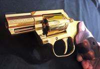24K Custom Gold Colt King Cobra Snub Nose 2 GORGEOUS .357 ONE OF A KIND Img-1