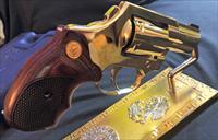 24K Custom Gold Colt King Cobra Snub Nose 2 GORGEOUS .357 ONE OF A KIND Img-8
