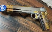 Custom Gold Plated Colt Delta Elite 10mm w/ Comp NIB Img-2