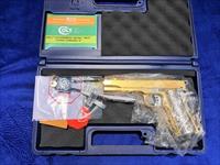 GORGEOUS Colt Gold Cup Trophy LITE 38 Super FULL 24k GOLD PLATED versace grips Img-5