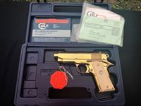 GORGEOUS 24k GOLD plated Colt Officer .45 acp series 80 MKIV Img-3