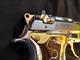 GORGEOUS Beretta 92 Custom 24k gold and bright stainless Versace grips
