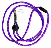 Fox 40 Breakaway Neck Lanyard Purple 3/16" Diameter 100-0801