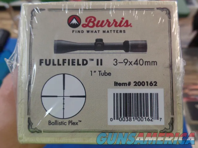 Burris Fullfield II 3-9X40MM