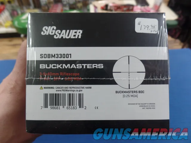 Sig Sauer Buck Masters 3-9X40