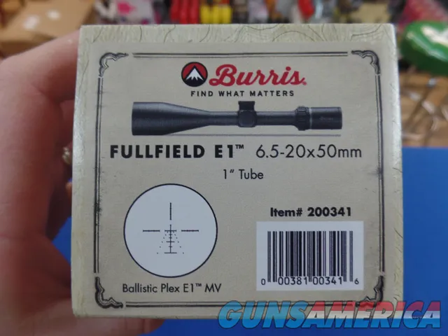 Burris Fullfield E1 6.5-20x50mm