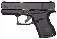 Glock 43 9mm 6+1 3.39" Layaway NoCCFee PI4350201 G43