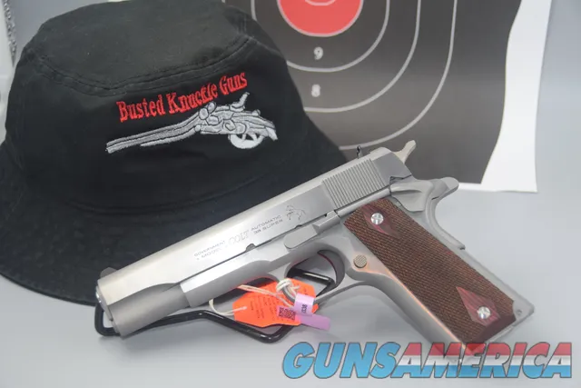 COLT 1911 CLASSIC GOVERNM<ENT MODEL SERIES 70 STAINLESS .38 SUPER