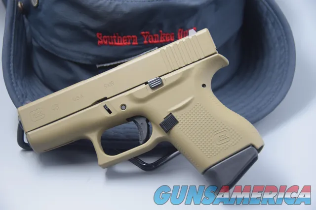 GLOCK MODEL 43 PISTOL IN 9 MM WITH FDE FINISH Img-1