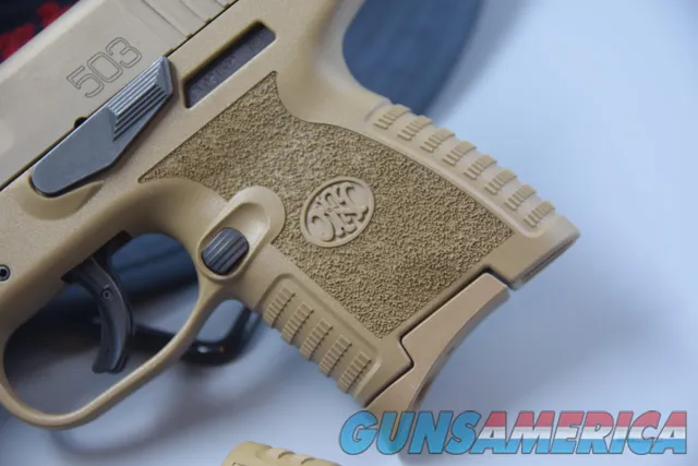 FN MODeL 503 SUB-COMPACT 9 MM PISTOL IN FDE - REDUCED Img-3