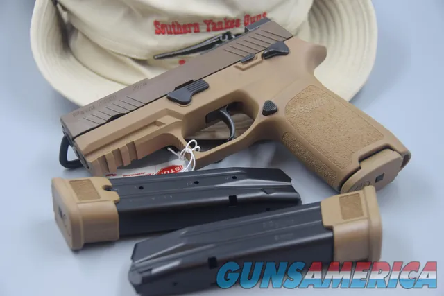 SIG SAUER M-18 CARRY WITH EXTENDED MAG FDE WITH SHIPPING.... Img-1