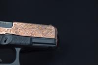 CUSTOM GLOCK 19X WITH COPPER-PLATED DEEP LASER ENGRAVED SLIDE Img-5