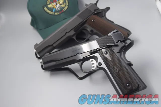 SPRINGFIELD ARMORY 1911 PAIR OF A "GARRISON" AND "DEFENDER MIL-SPEC" POSSIBLE "FATHER & SON" GIFT PACKAGE...