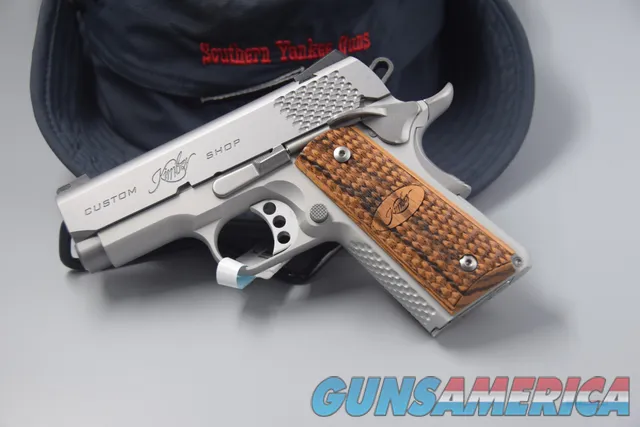 KIMBER 1911 STAINLESS ULTRA RAPTOR 3-INCH COMPACT .45 ACP PUSTOL WITH NIGHTS SIGHTS