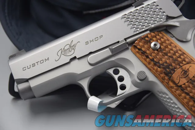 KIMBER 1911 STAINLESS ULTRA RAPTOR 3-INCH COMPACT .45 ACP PUSTOL WITH NIGHTS SIGHTS Img-2
