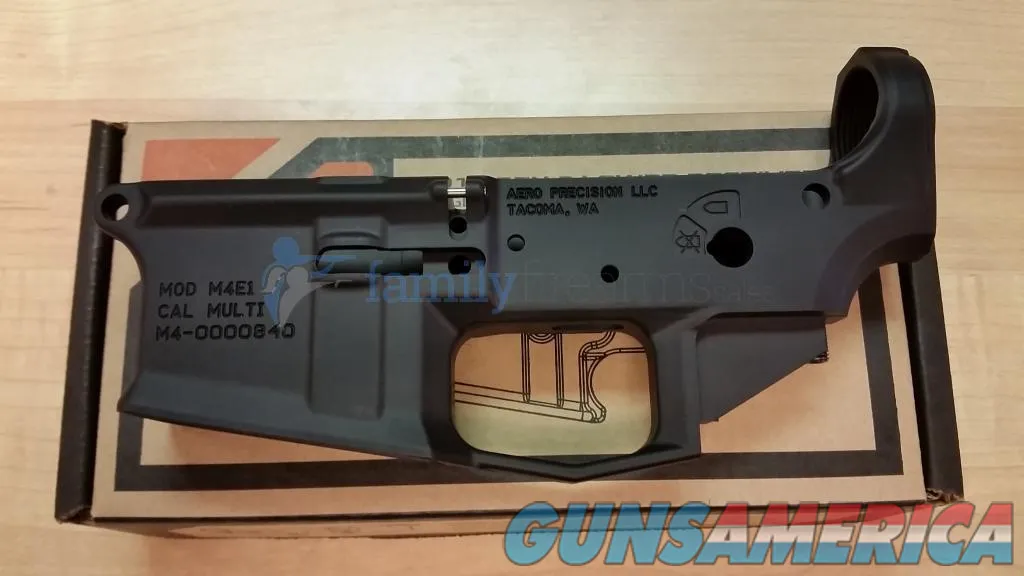 Aero Precision AR15 M4E1 Stripped Lower Reciever -