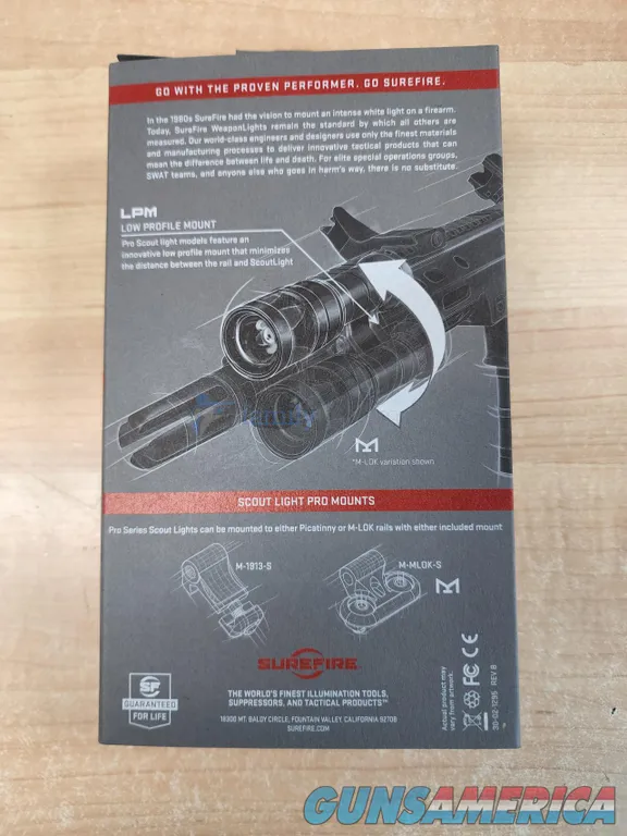 Surefire M340V Scout Pro Flashlight Vampire M340V-TN-PRO